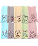 20 Pcs Microfiber Cleaning Cloths - Cute Dog Design Soft Multicolor Eyeglasses & Lens Cleaner 6x6 Inches - Ideal for Screens & Glasses - Buy Online on GoSupps.com
