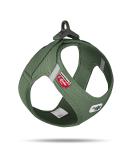 Curli Air-Mesh Vest Harness in Moss Green - Lightweight & Comfortable 3XS - Ideal for Small Dogs | International Shipping - Buy Online on GoSupps.com