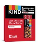 KIND Bars Dark Chocolate Cherry Cashew + Antioxidants Gluten Free 1.4 Ounce (12 Count) - Buy Online on GoSupps.com