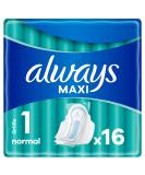 Always Maxi Women's Pads | Size 1 Normal Super Absorbent & Odor-Neutralizing (16 Pieces) - International Shipping Available - Buy Online on GoSupps.com