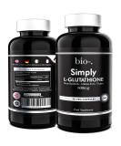 Biodash 500 Milligrams of Simply L-glutathione Capsules - 90 Vegetarian Tablets - Clear - Buy Online on GoSupps.com