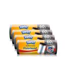 Swirl Fixing Tape Garbage Bags - 60L 10 Bags per Roll Anthracite (Pack of 4) - Eco-Friendly & Durable - Buy Online on GoSupps.com
