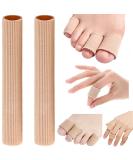 Silicone Toe Protectors - 2 Pack Soft Gel Toe Caps for Corn & Blisters - Cushion Bandage for Toes & Fingers (1.5x15cm) - International Shipping Available - Buy Online on GoSupps.com