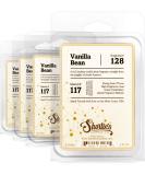 Shortie's Candle Company Vanilla Bean Wax Melts Bulk Pack - 4 Bars - Bakery & Food Scented Air Freshener Cubes - Buy Online on GoSupps.com