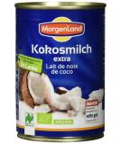 MorgenLand Organic Coconut Milk Extra - kotest Very Good 6-Pack (6 x 400ml) | Buy Internationally - Buy Online on GoSupps.com