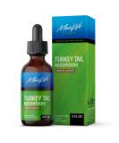 Organic Turkey Tail Mushroom Liquid Tincture - Immune Support & Antioxidant Boost - 2 fl. oz - Buy Online on GoSupps.com