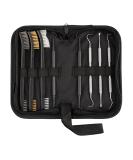 Tough Tactical Tools Weapons cleaning set double-sided nylon/brass/steel pistol 3 steel pistols and 2 polymer picks for pistols rifles and other firearms - Buy Online on GoSupps.com