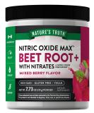 Buy Nature's Truth Beet Root Powder - 7.73 oz Nitric Oxide Supplement | Vegan Non-GMO Gluten Free Pre-Workout | Mixed Berry Flavor - Buy Online on GoSupps.com
