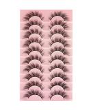 KOUSEI Fox Eye Lashes Angel Look Wispy Natural Strip Eyelashes - Bratz Style Cat Eye Lashes 3D Faux Mink Fluffy Fake Lashes - Flying Style, Black (Pack of 1) - Buy Online on GoSupps.com