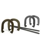Franklin Sports Horseshoes Sets - Metal Horseshoe Game Sets for Adults + Kids - Official Weight Steel Horseshoes - Beach + Lawn Horseshoes Sets - Sets Include (4) Horseshoes and (2) Ground Stakes Starter - Buy Online on GoSupps.com