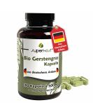 Superkost Organic Barley Grass Capsules - 1500mg Daily Dose 180 x 500mg - Premium Quality Made in Austria | International Shipping Available - Buy Online on GoSupps.com