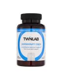 Twinlab Chelated Potassium Caps - 99mg Supplement for Heart Health, Blood Pressure Support, Leg Cramps Relief, Muscle Recovery - 180 Caps - Buy Online on GoSupps.com