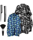 5-Piece Salon Barber Cape Set with Styling Cape, Apron, Neck Duster, Brush, and Comb - Perfect for Men, Women, Kids - Hairdressing Essentials - Buy Online on GoSupps.com