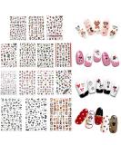 VPQNE 14 sheet cute cartoon 3D self -adhesive nail art sticker Mickey and Minnie Mouse Diy Nail Decals nail decoration for girls or women - Buy Online on GoSupps.com