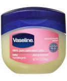 Vaseline 100% Pure Petroleum Jelly Baby 13 oz - Pack of 12 | Long-lasting Moisture | Hydrating Skin Care - Buy Online on GoSupps.com