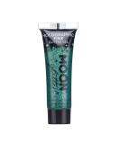 Moon Glitter Green Holographic Fine Glitter Gel - 12ml - Cosmetic Festival Glitter for Face, Body, Hair, Nails - Buy Online on GoSupps.com