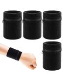 Chala 4stk welding band wrist set sports arm band welding bracelet sports welding band Wrist bands with zipper pocket running bracelet for fitness cycling football basketball - Buy Online on GoSupps.com