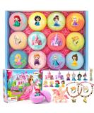 Organic Bath Bombs for Kids - Surprise Inside Princess Toys & Jewelry Set | Handmade Spa Gift for Girls - Perfect for Birthdays & Christmas - Buy Online on GoSupps.com