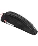 Triseven Carbon Frame Pocket Bicycle Bag | Top Tube Bag for Bike Packing & Racing | E-Bike Accessories | Durable Black Handlebar Bag - Buy Online on GoSupps.com