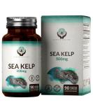 Buy 90 Iodine Tablets with Seaweed Capsules | 500mg per Serving | Gluten & Allergen-Free | Made in Great Britain - Optimal Support for Your Health - Buy Online on GoSupps.com