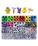 1580pcs Self Adhesive Googly Eyes in Various Colors and Sizes for Crafts - DIY Craft Sticker Wiggle Eyes - Buy Online on GoSupps.com