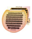 Buy 88 Pcs Lash Clusters - D Curl Anime & Manga False Eyelashes | Fluffy Wispy DIY Extensions at Home - Buy Online on GoSupps.com