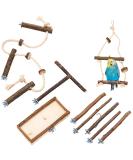 9-Piece Bird Cage Accessory Set for Budgies & Small Birds | Ideal for Species-Appropriate Care - Buy Online on GoSupps.com
