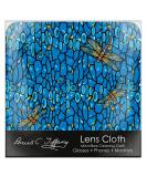 Quality Microfiber Lens Cleaning Cloth - 6"x6" for Eyeglasses Sunglasses & Screens | Fine Art Tiffany Dragonfly Design - International Shipping Available - Buy Online on GoSupps.com