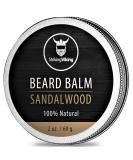 Striking Viking Sandalwood Beard Balm - Styles  Strengthens & Softens Beards and Mustaches - 100% Natural Beard Conditioner with Organic Shea Butter  Tea Tree  Argan & Jojoba Oils Sandalwood Beard Balm 2 Ounce (Pack of 1... - Buy Online on GoSupps.com