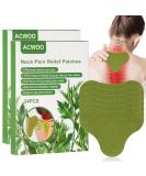 ACWOO 48PCS Natural Wormwood Pain Relief Patch for Neck/Knee/Back - Long Lasting Herbal Plaster for Arthritis & Joint Pain - Buy Online on GoSupps.com