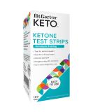 Fitfactor Keto Ketone Test Strips - 100 Urinalysis Strips for Keto Diet & Ketosis Levels - Buy Online on GoSupps.com