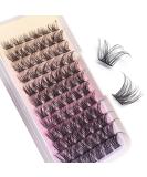 Losha 72 Pcs Cluster Lashes Extension 8-16mm D Curl | DIY Eyelash Extensions | Wispy False Eyelashes | B10-8-16mm Mix - Buy Online on GoSupps.com