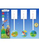 KidSwitch Lightswitch Extension for Toddlers - Laurie Berkner Edition - 3 Count with 12 Themed Art Decals - Multi-Award Winning! - Buy Online on GoSupps.com