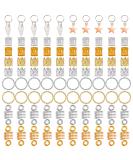 Jinlaili Hair Braid Rings - 90 Pieces Dreadlocks Beads & Accessories | Adjustable Metal Cuffs & Jewelry Clips for Braids - Buy Online on GoSupps.com