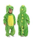 Doladola Unisex Kid's&Toddler's Costume Outfit Baby Boys Girls Flannel Animal Hooded Rompers Jumpsuit 3-6 Months Green Dinosaur - Buy Online on GoSupps.com