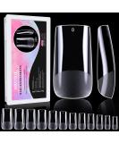 HIIOTIOL Soft Gel Nail Tips - 552Pcs Square Full Cover Nail Extensions in 12 Sizes for Nail Salons and DIY Nail Art - Buy Online on GoSupps.com