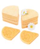 Compressed Flower-Shaped Facial Sponges - Yellow Exfoliating Sponges for Beauticians | International Shipping - Buy Online on GoSupps.com