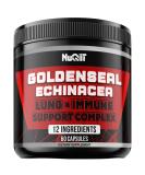 1000mg Goldenseal Root Capsules with Echinacea & Ginseng | Immune Support Digestive Health - 60 Capsules - Buy Online on GoSupps.com