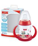 NUK First Choice+ Raccoon Red Baby Bottle - 150ml, Temp Control, BPA Free, Leakproof - Buy Online on GoSupps.com