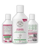 C&G Pets | Cat Shampoo & Conditioner 250ml | Ideal For All Cats Skin Calms & Soothes Itchy Sensitive Skin | Conditions Hair & Removes Odours | A Natural Remover Of Flea And Ticks White - Buy Online on GoSupps.com