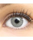 Glamlens Turin Gray Contact Lenses - Natural Gray Colored Silicone Hydrogel Highly Covering 1 Pair (2 lenses) - Dia 14.20 Starch-Free International Shipping - Buy Online on GoSupps.com
