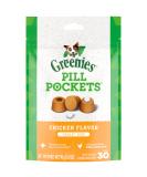 Greenies Pill Pockets Natural Dog Treats - Chicken Flavor, 3.2oz (1 Pack) - Buy Online on GoSupps.com