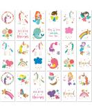 PapaKit Unicorn and Friends 36 Temporary Fake Tattoo Set  18 Individually Wrapped Sheets | Kids Girls & Boys Birthday Party Favor Gift Reward  Non-Toxic Food Grade Ingredients Safe Removable - Buy Online on GoSupps.com