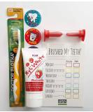 MOUTHWATCHERS Kids & Youth Manual Toothbrush +Floss Bristles - 1 Count - Doctor Plotka's Invented - Buy Online on GoSupps.com