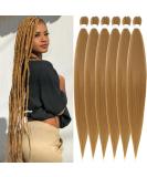 Xusuperb 30 Pre-Stretched Honey Blonde Kanekalon Braiding Hair Extensions - 6 Pack Dark Blonde Yaki Braids (27#) for Easy Styling - Buy Online on GoSupps.com