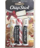 Shop Chapstick Holiday Flavor Collection - Pumpkin Pie Candy Cane & Cake Batter | International Shipping Available - Buy Online on GoSupps.com