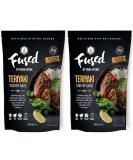 Fused Teriyaki Sauce - Ready to Use Japanese Marinade & Stir Fry Sauce for Meat & Veggies - No Artificial Preservatives or Additives - Vegetarian Friendly - 2x100ml Pouches (2 Servings per Pouch) - Buy Online on GoSupps.com
