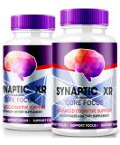 Synaptic XR Core Focus - 2 Pack of Natural Brain Supplements for Memory & Cognitive Health | 120 Capsules - Buy Online on GoSupps.com