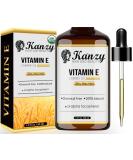 Buy Kanzy Organic Vitamin E Oil Drops 30ml - 100% Natural Anti-Aging & Anti-Wrinkle Solution for Face Nails & Hair - Buy Online on GoSupps.com