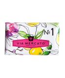 Via Mercato Italian Soap Bar (200 g)  No. 1 - Bergamot  Patchouli & Rosewood Patchouli and Rosewood Bar Soap - Buy Online on GoSupps.com